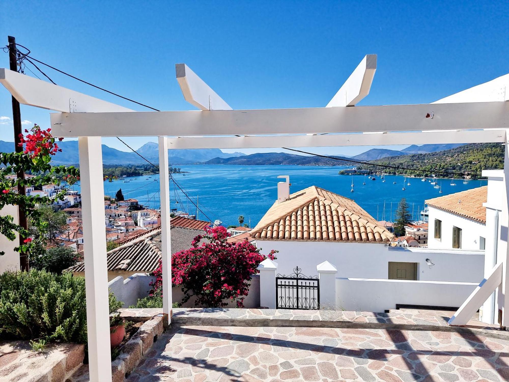 Panoramic View Apartment Poros Town Zewnętrze zdjęcie